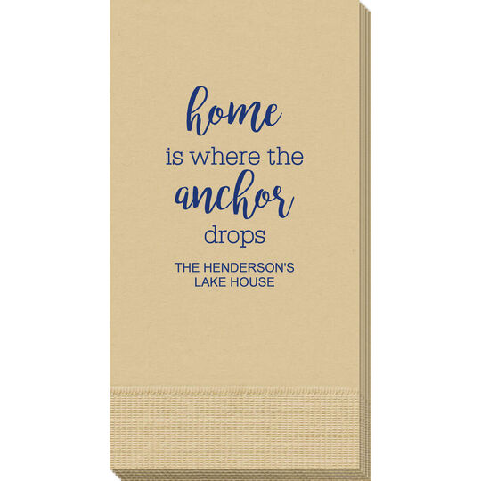 Home is Where the Anchor Drops Guest Towels
